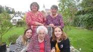 Sprecher on her 110th birthday in 2023