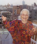 Hatsuno Goto at the age of 107.