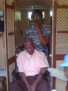 Herman Ward in his centenarian years