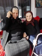 Maria Mihai (aged 107) in March 2020.