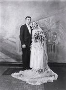 On his wedding day on 25 November 1932