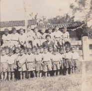 Hidalgo Arias working as teacher