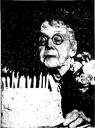 On her 101th birthday in 1952