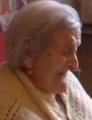 Side profile of Emma Morano (aged 117)