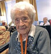 Thelma Sutcliffe at the age of 112