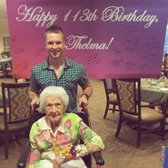 TSutcliffe113th.jpeg (682 KB) Sutcliffe on her 113th birthday in 2019, with GRG-Nebraska Correspondent, Ethan Unruh