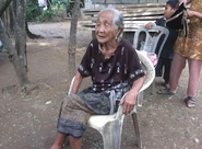 Alcon Razalan in her centenarian years