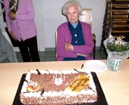 Jeanne Motsch on her 102nd birthday in 2015.
