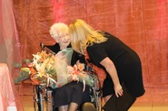 St-Pierre Loyer in November 2017, shortly before her 110th birthday