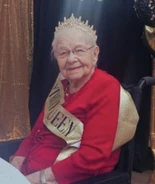 Lantz on her 111th birthday in 2025