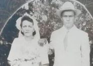 Maria de los Angeles Irias on her wedding day in 1946
