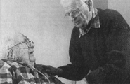 Hale Sr. (left, age 112) with his son Fred Hale Jr. on February 25, 2003.