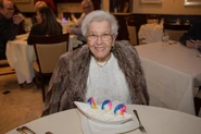 Girone on her 106th birthday in 2018