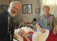 ESanbornSColes.jpg (34 KB) Eunice Sanborn at the age of 114 with Dr. Stephen Coles.