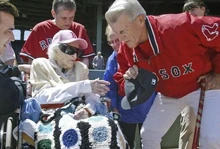 Kathryn Gemme and the Boston Red Sox.
