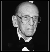 George at age 107 at 'Damn Yankees' opening night at the Mariott Marquis in New York City on March 3, 1994. The last photo of him