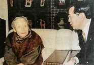 TAkita107a.jpg (59 KB) Takano Akita on her 107th birthday in 2001.