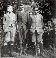 Bob Weighton (left) at age 13.