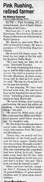 Rushing's obituary, September 19, 1990.