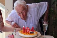 Goodall on his 104th birthday