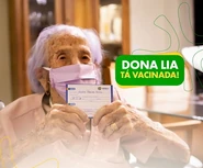 Maria Pereira Neves3.jpg (53 KB) Pereira Neves (aged 109) in January 2021, after being vaccinated against COVID-19