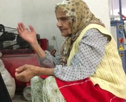 Xhemile Susuri108.jpg (153 KB) Kaloshi (aged 106) in August 2018