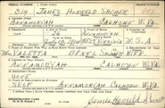 James' draft card in 1940