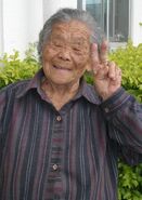 Miyaguni (aged 96) in 2005
