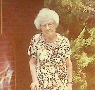 Flora (age 104) on her 104th birthday on August 21, 1973.