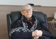 Pineau one day before his 110th birthday in 2023