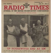 Clare (far right, age 23) on the Radio Times cover on September 27, 1940.