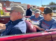 Car2022.jpg (124 KB) Carter (aged 97, almost 98) at the Plains Peanut Festival with his wife in September 2022