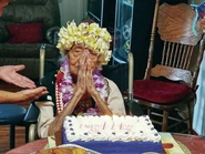 Tabag on her 108th birthday in 2019