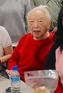 Yu Te-Hsin on his 110th birthday in 2025