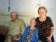 Zambon with her son and daughter-in-law