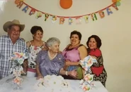 Angelina Nazco Pulido on her 99th birthday in 2013