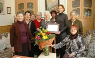 Llanes Aiguade on her 100th birthday in 2012.