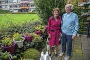 Pennarts-Elfferich (aged 105) with her 98-year-old friend Roel Groenhof in 2017