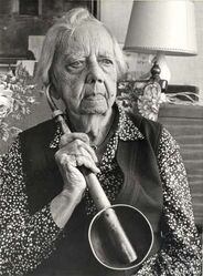 Eijken in October 1975, one month before her 100th birthday.