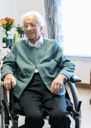 Kurner on her 109th birthday in 2020