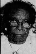 Bolden (age 101) on her 101st birthday on August 15, 1991.