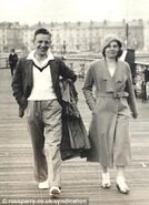 Ralph and Phyllis on their honeymoon in Llandudno, Wales in 1933