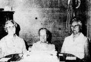 Neu (middle, age 106) celebrating her 106th birthday on August 21, 1977.