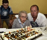 MLTaterode111.jpg (55 KB) Marie-Louise Taterode celebrating her 111th birthday in 2017.