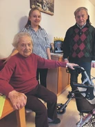 Ida Enthof (aged 110) in March 2024