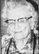 Carberry (age 103) 5 days before her 104th birthday on February 10, 1990.
