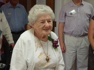 Plummer celebrating her 105th birthday in 2013