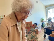Piano (age 105) talking about her life inside of her house in Ventura on April 12, 2022, 2 days after her 105th birthday.