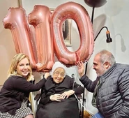 Irma Aguiar110.jpg (167 KB) Aguiar on her 110th birthday in 2023