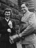 David and Muriel on their wedding day in 1949